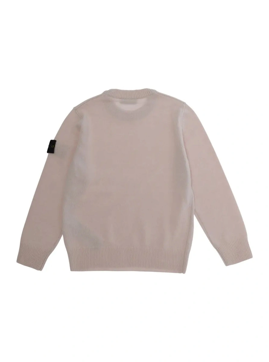 Pulover Stone Island roz din lana - Img 2