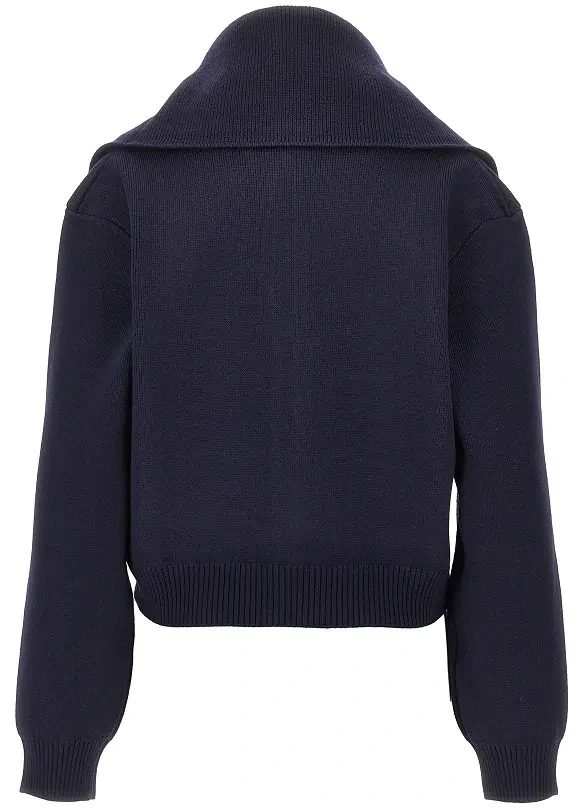 Pulover Stretch wool full-zip cardigan - Img 3