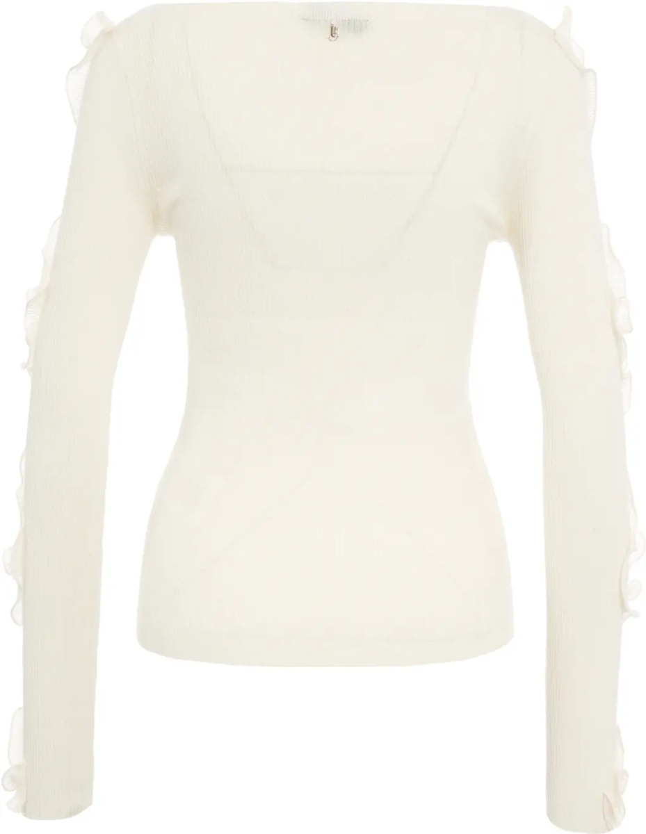 Pulover Sweater with ruffle details - Img 2