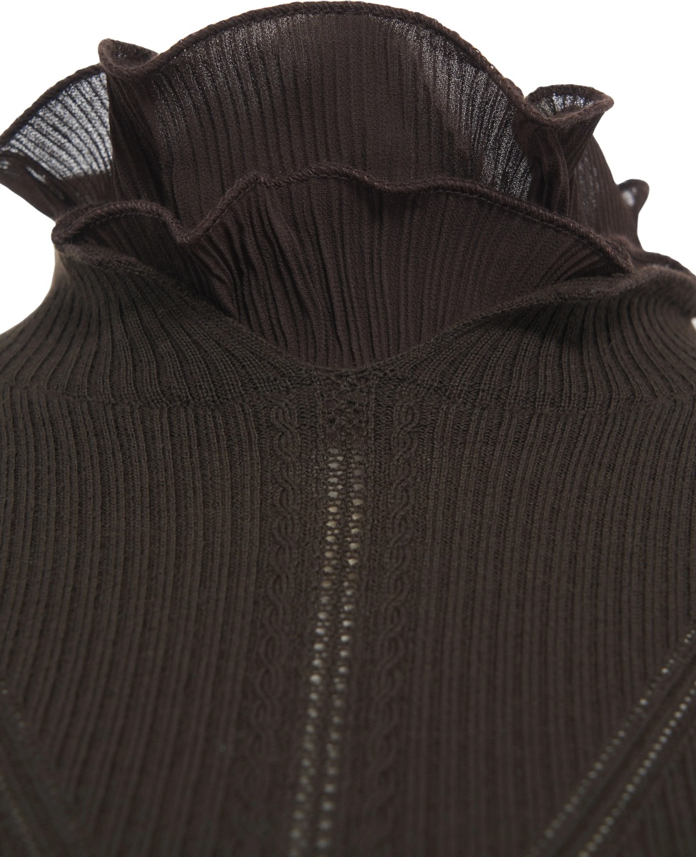 Pulover Sweater with ruffle details - Img 3