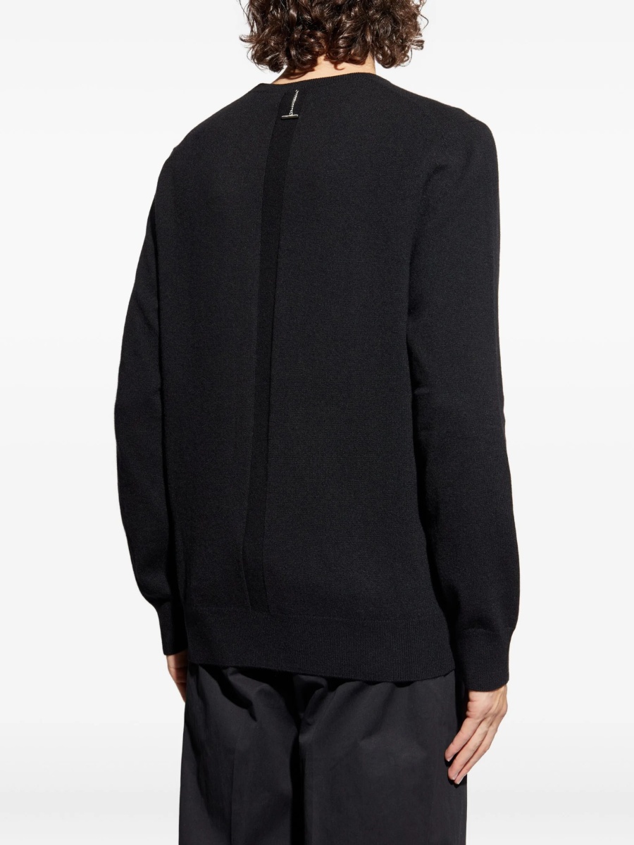 Pulover tricotat Alexander McQueen negru - Img 4