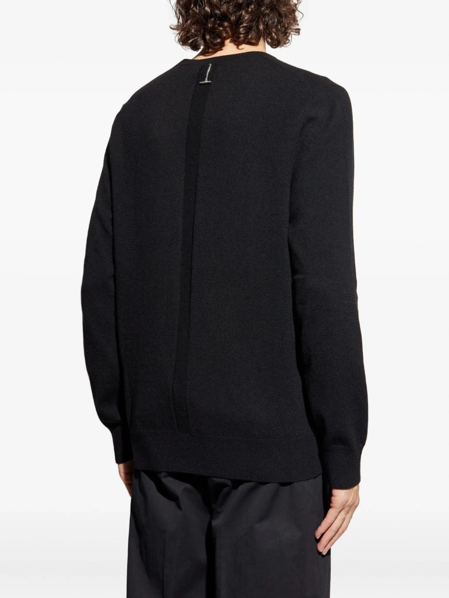 Pulover tricotat Alexander McQueen negru - Img 4