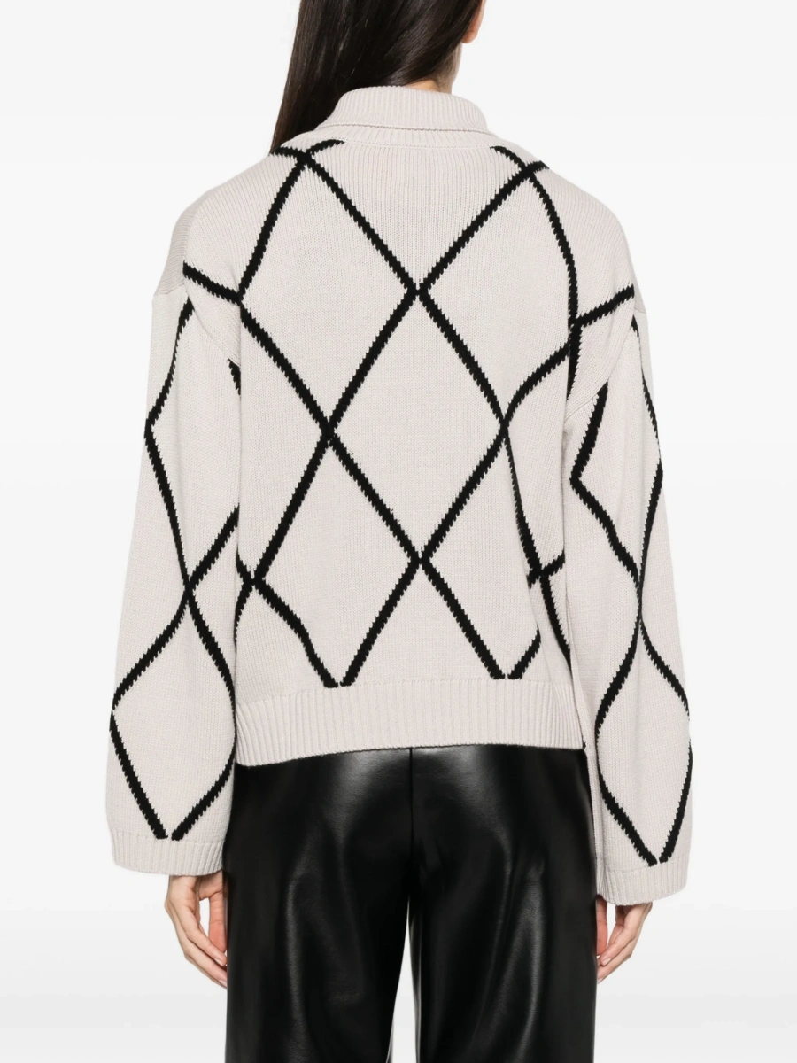 Pulover tricotat Allude neutru - Img 4