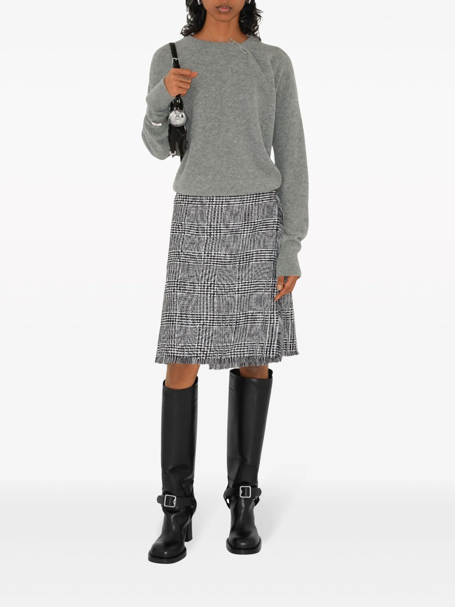 Pulover tricotat Burberry gri - Img 2