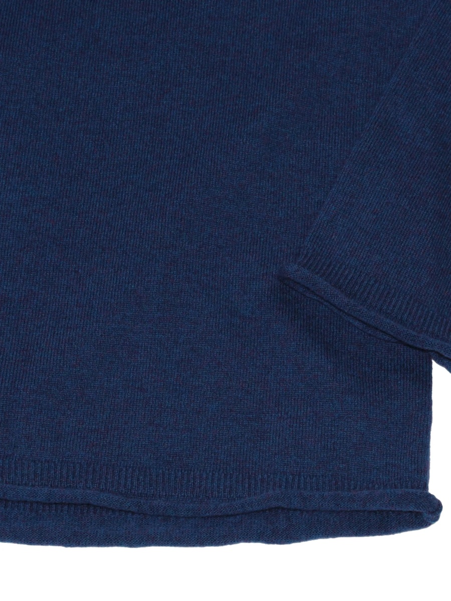 Pulover tricotat Comme des Garçons albastru - Img 3