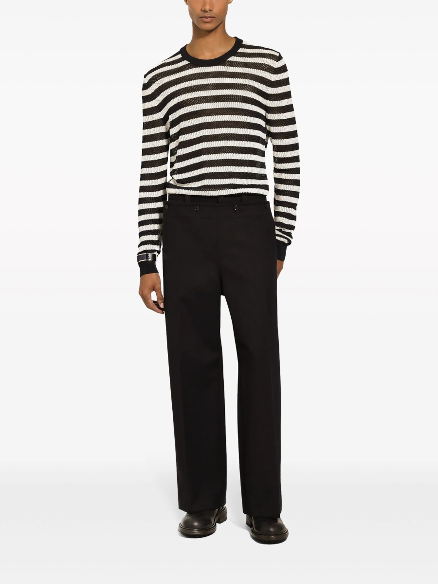 Pulover tricotat Dolce &amp; Gabbana albastru - Img 3