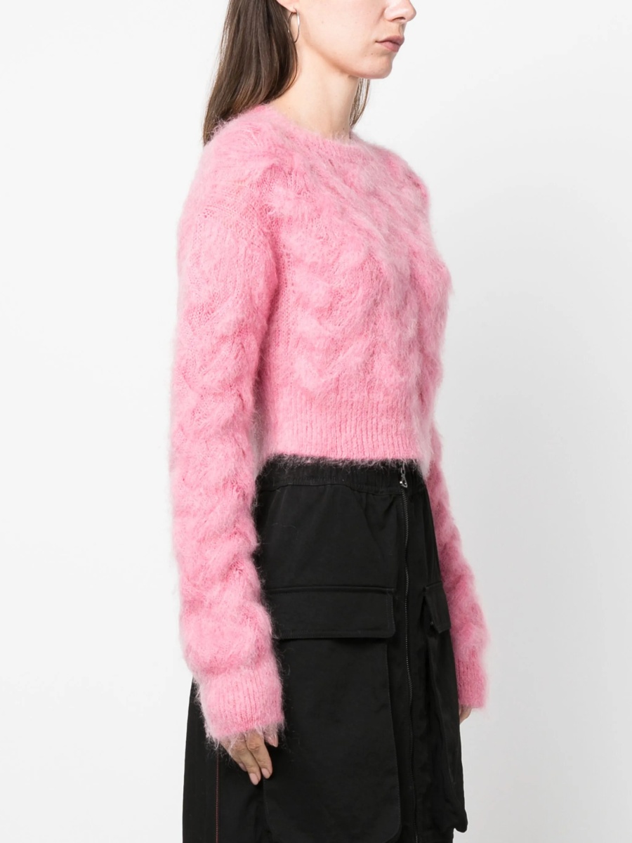 Pulover tricotat DSQUARED2 roz - Img 3