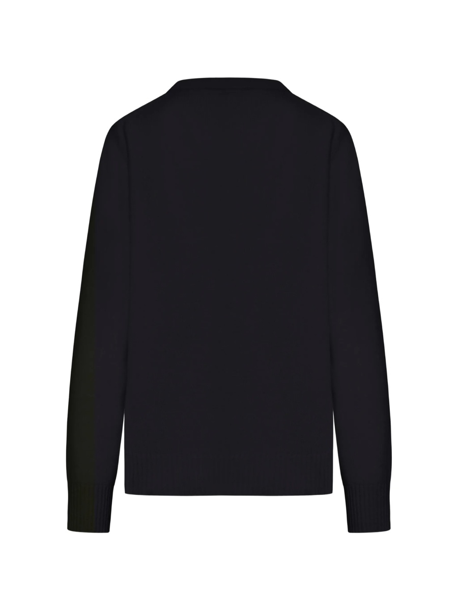 Pulover tricotat Ganni negru - Img 2
