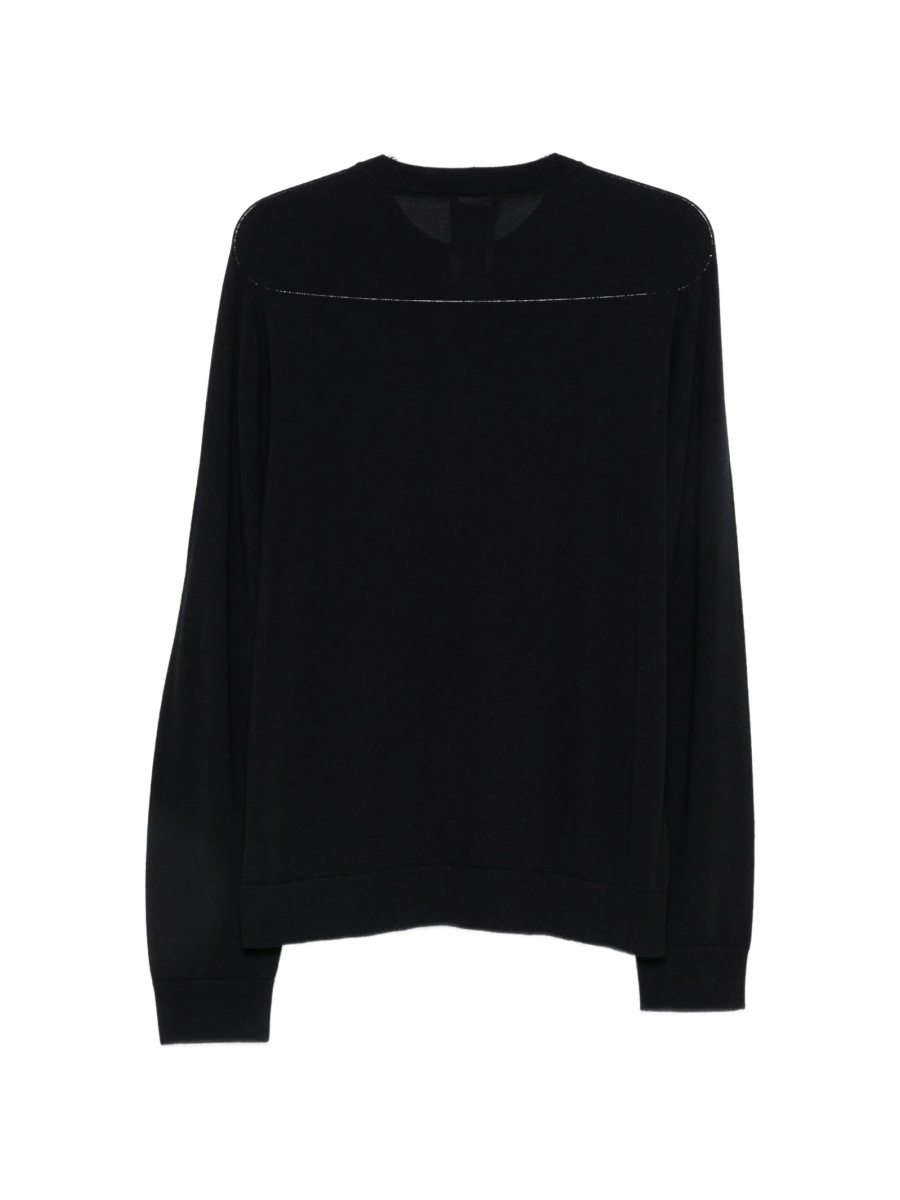 Pulover tricotat Giorgio Armani albastru - Img 2