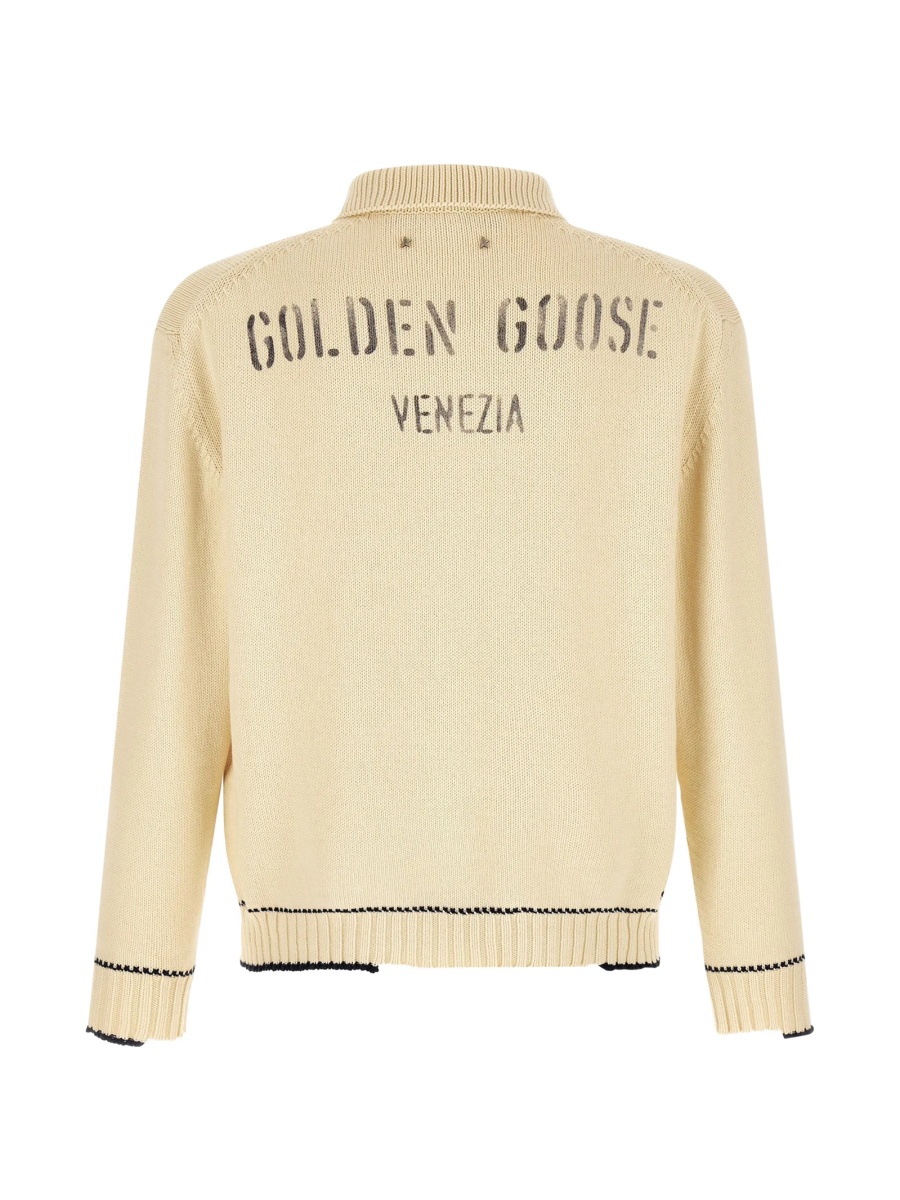 Pulover tricotat Golden Goose neutru - Img 2