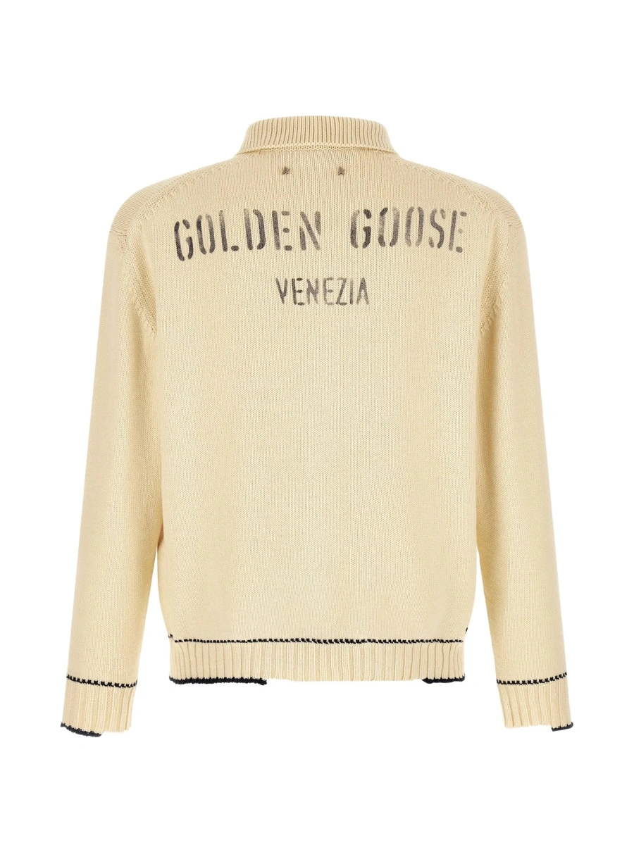 Pulover tricotat Golden Goose neutru - Img 2