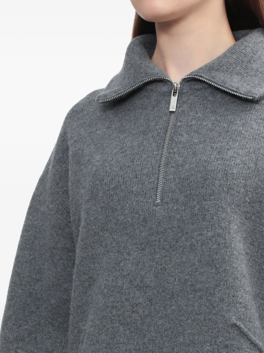 Pulover tricotat HELMUT LANG gri - Img 5