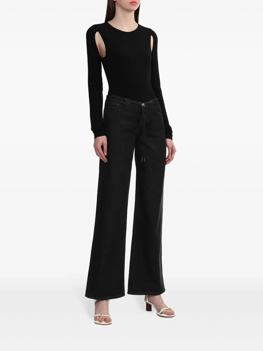 Pulover tricotat HELMUT LANG negru - Img 2