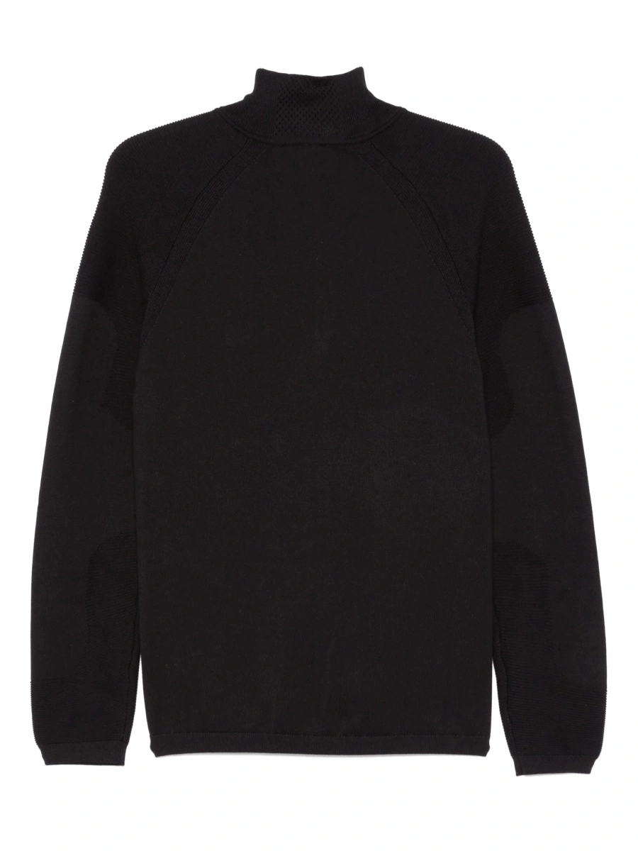 Pulover tricotat Hugo Boss negru - Img 2