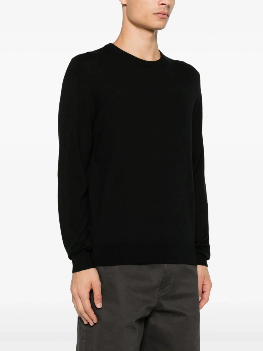 Pulover tricotat Hugo Boss negru - Img 3