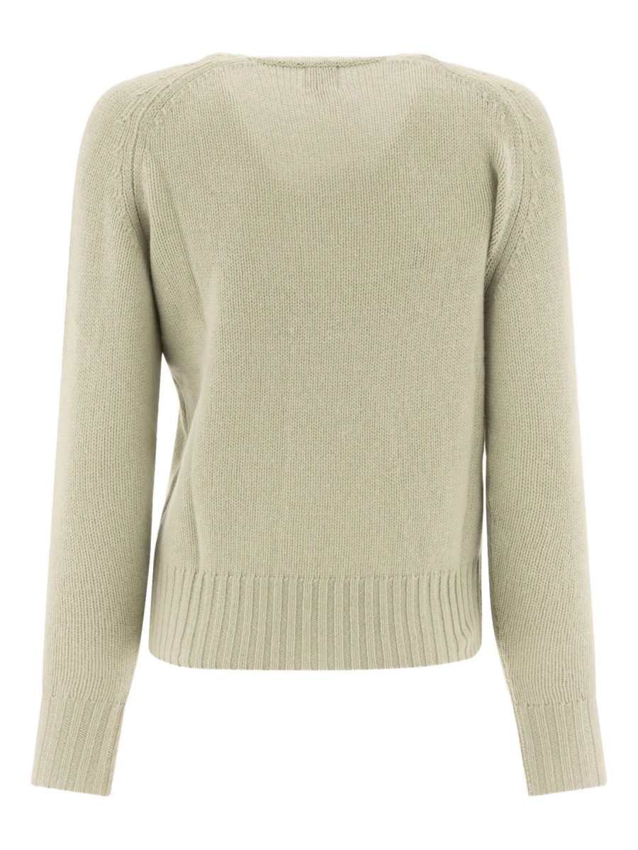 Pulover tricotat INES DE LA FRESSANGE verde - Img 2