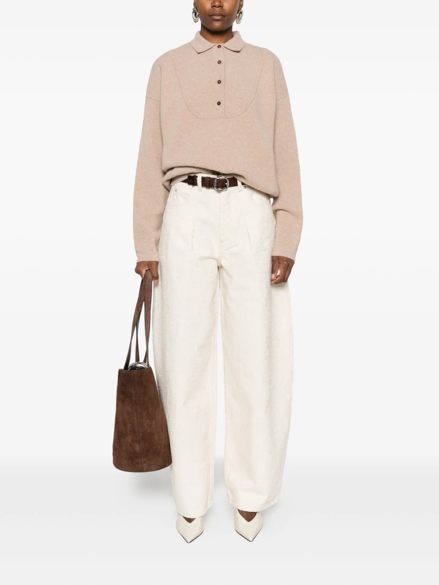 Pulover tricotat JACQUEMUS neutru - Img 2