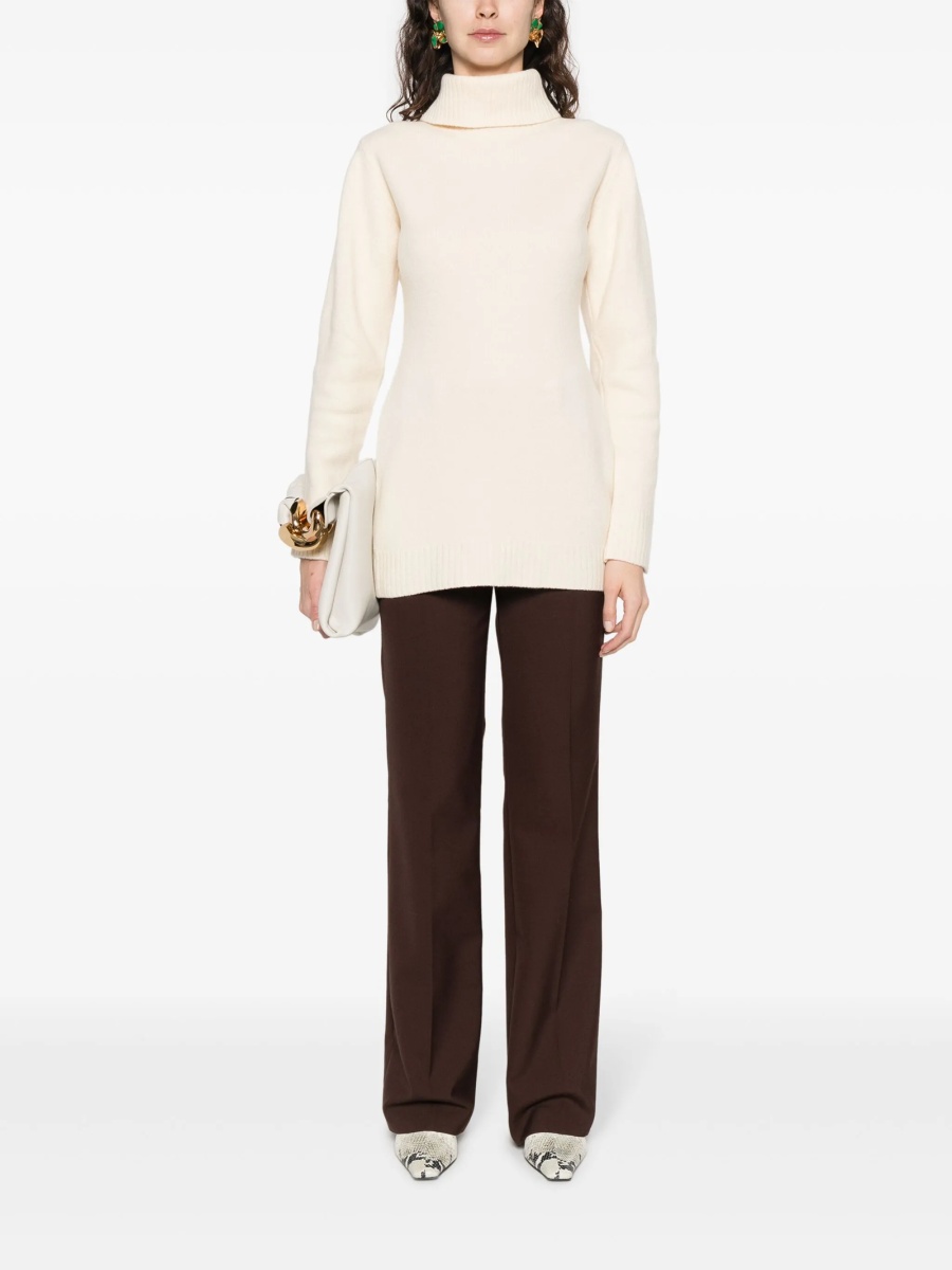 Pulover tricotat Jil Sander neutru - Img 2
