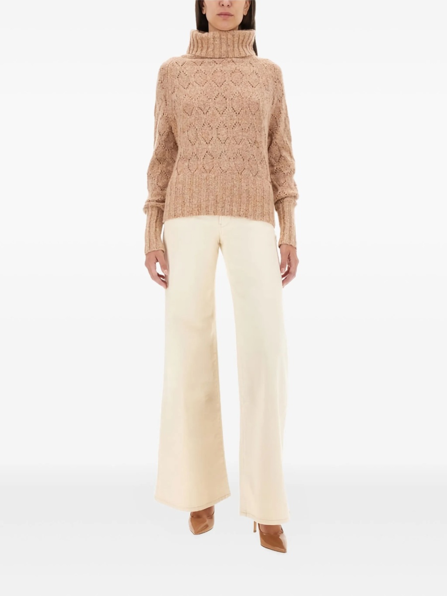 Pulover tricotat KITON neutru - Img 2