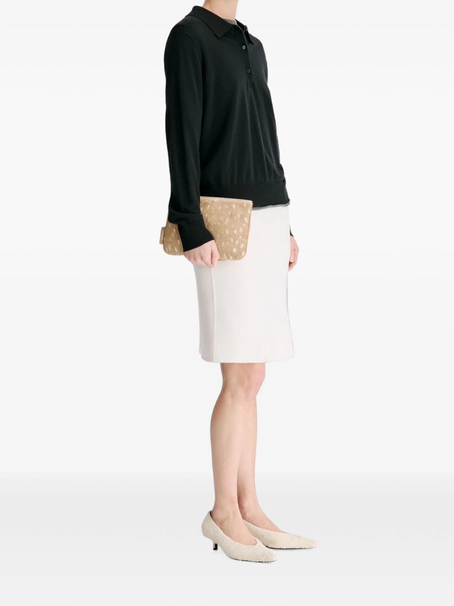 Pulover tricotat LOULOU DE SAISON negru - Img 3