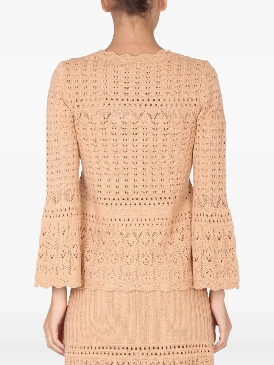 Pulover tricotat LOVE Moschino neutru - Img 2