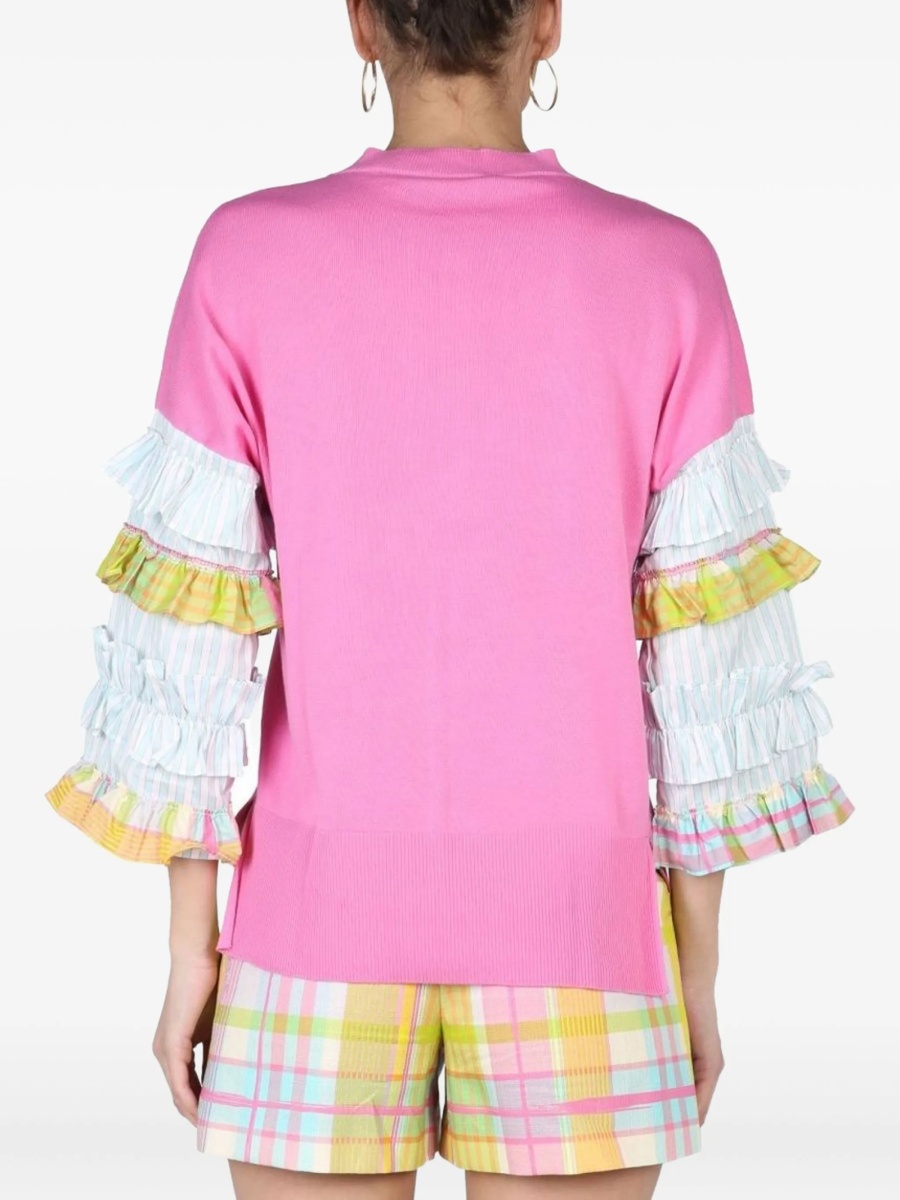 Pulover tricotat LOVE Moschino roz - Img 3