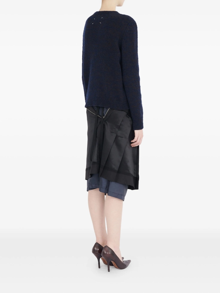 Pulover tricotat Maison Margiela albastru - Img 4