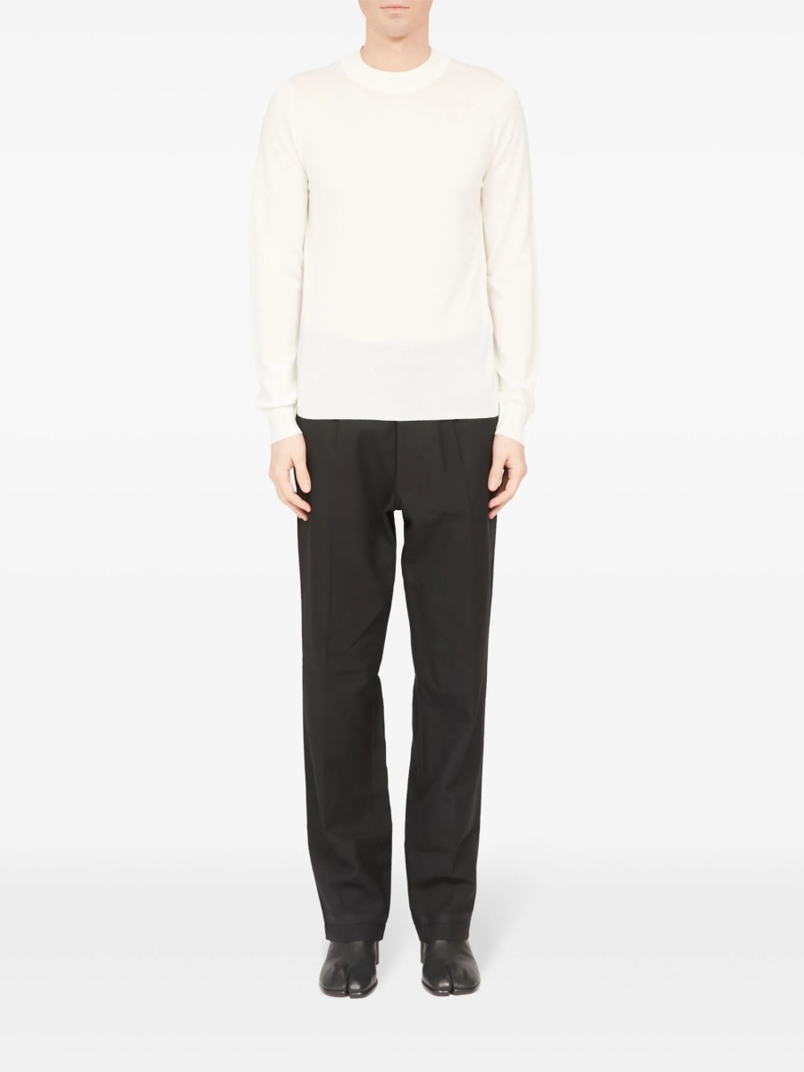 Pulover tricotat Maison Margiela alb - Img 2