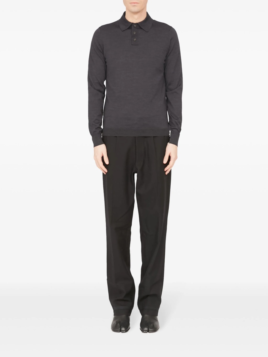 Pulover tricotat Maison Margiela gri - Img 2