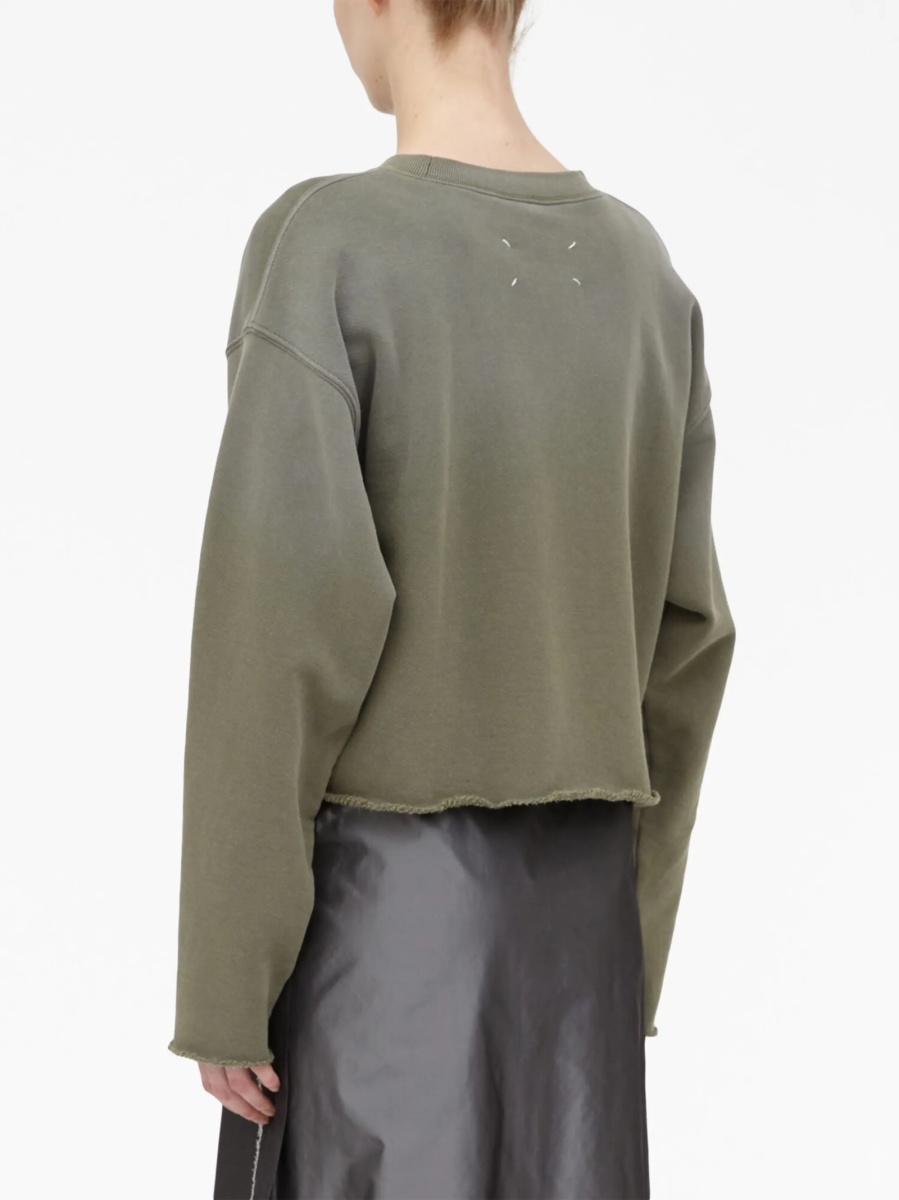 Pulover tricotat Maison Margiela verde - Img 5