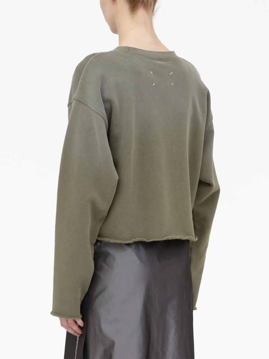 Pulover tricotat Maison Margiela verde - Img 5
