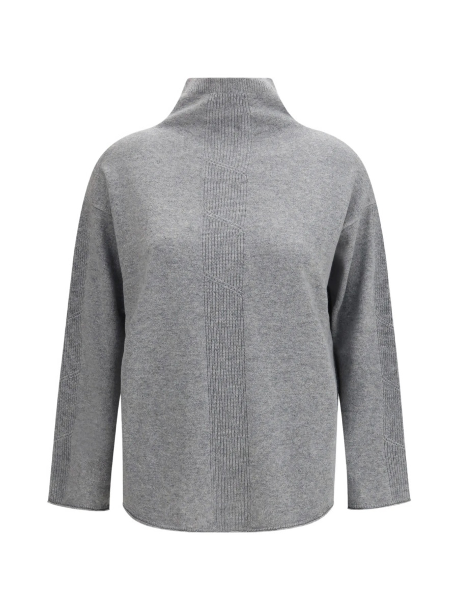 Pulover tricotat Max Mara gri - Img 2