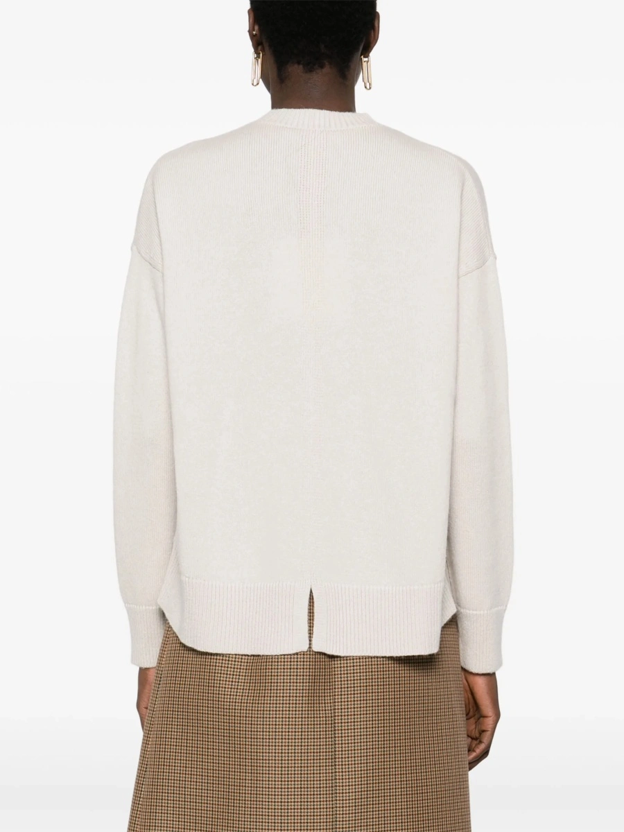 Pulover tricotat Max Mara neutru - Img 4