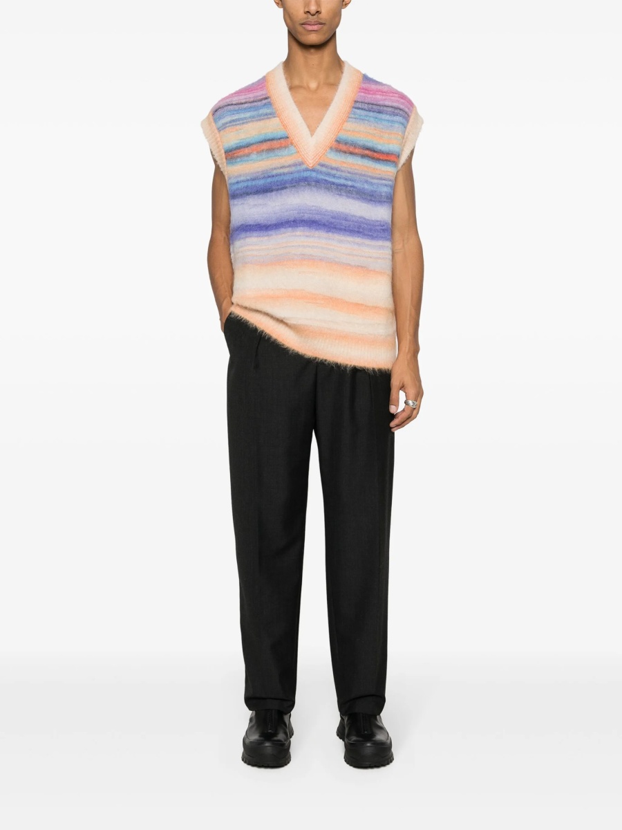 Pulover tricotat MISSONI BEACHWEAR portocaliu - Img 2