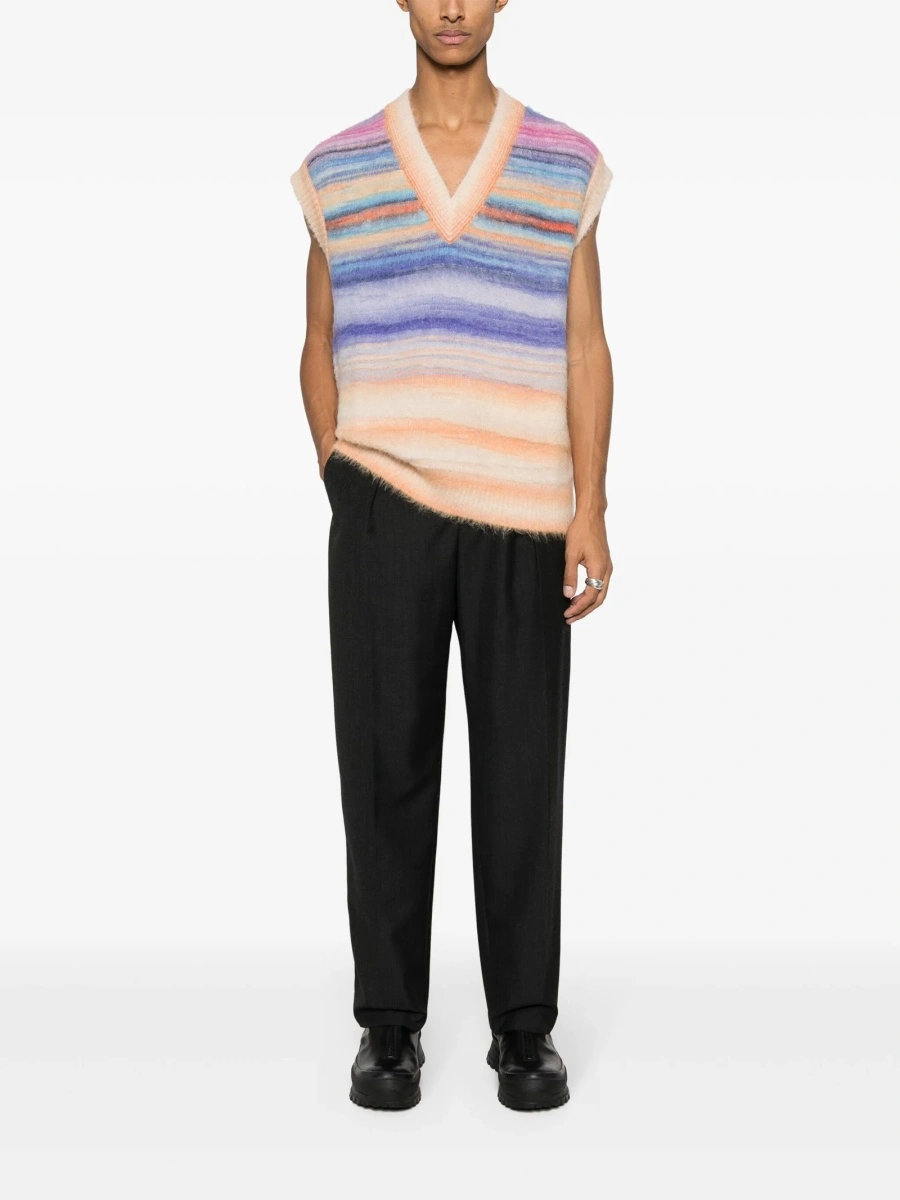 Pulover tricotat MISSONI BEACHWEAR portocaliu - Img 2