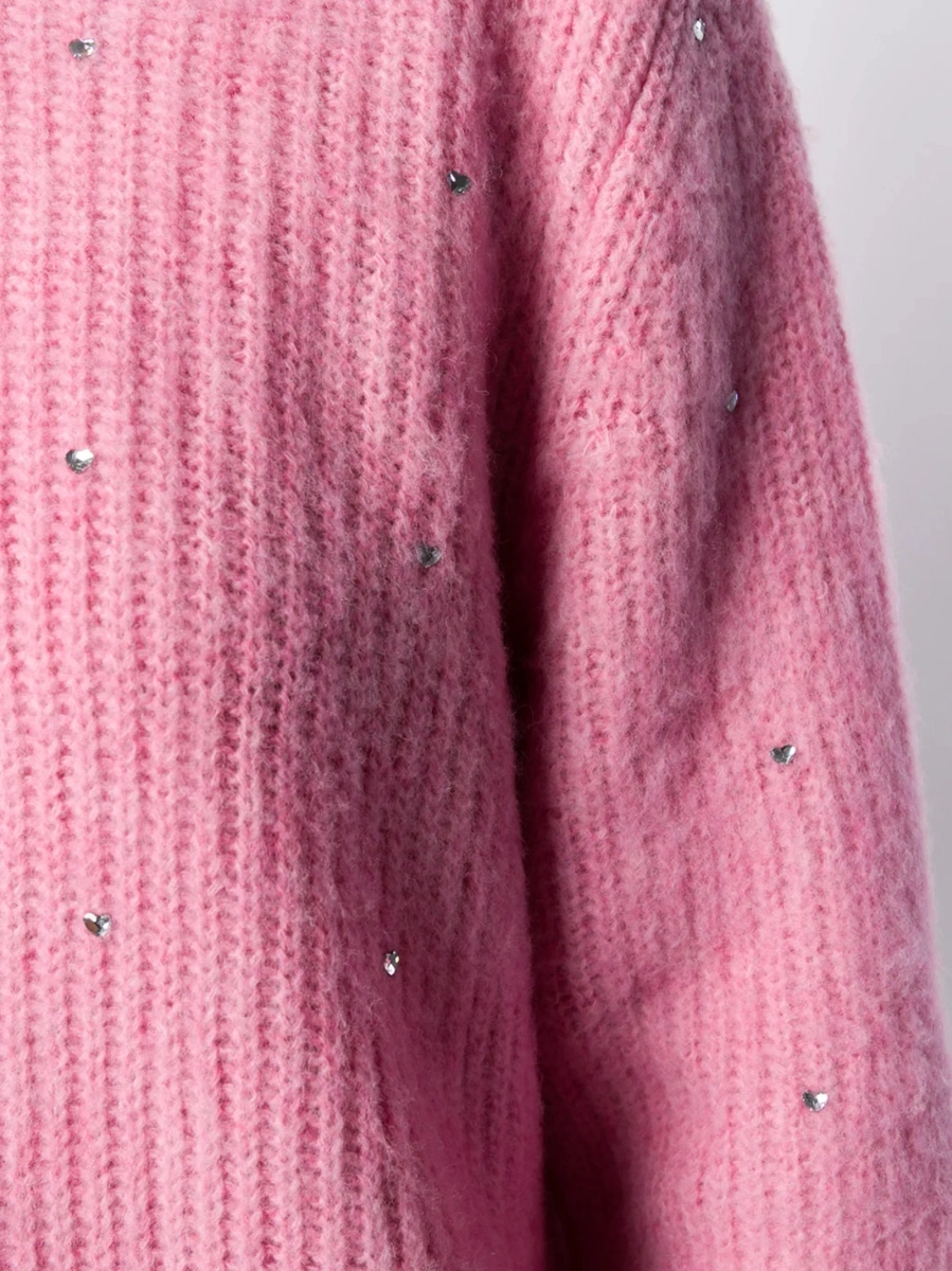 Pulover tricotat MSGM roz - Img 5