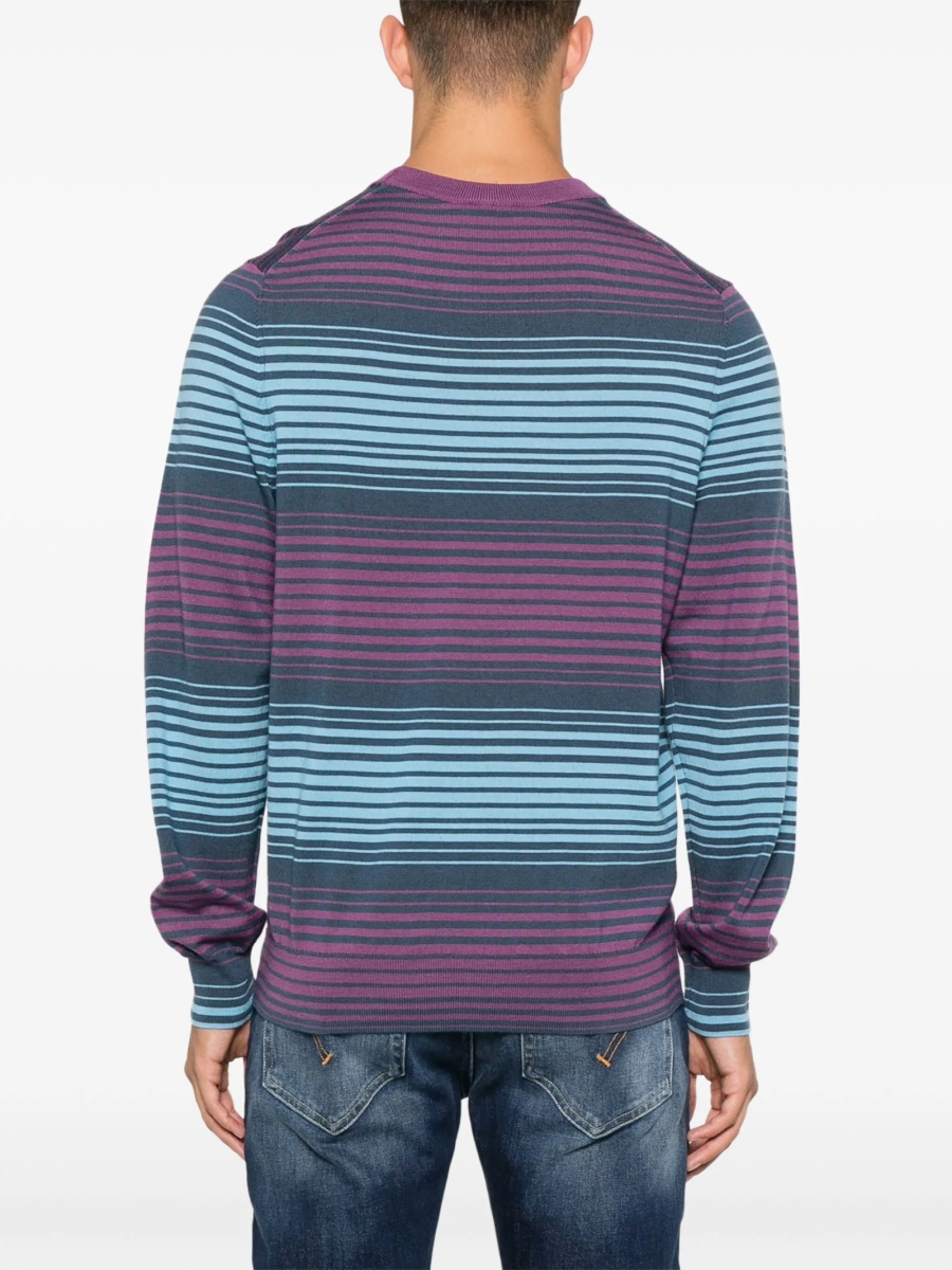 Pulover tricotat Paul Smith albastru - Img 4