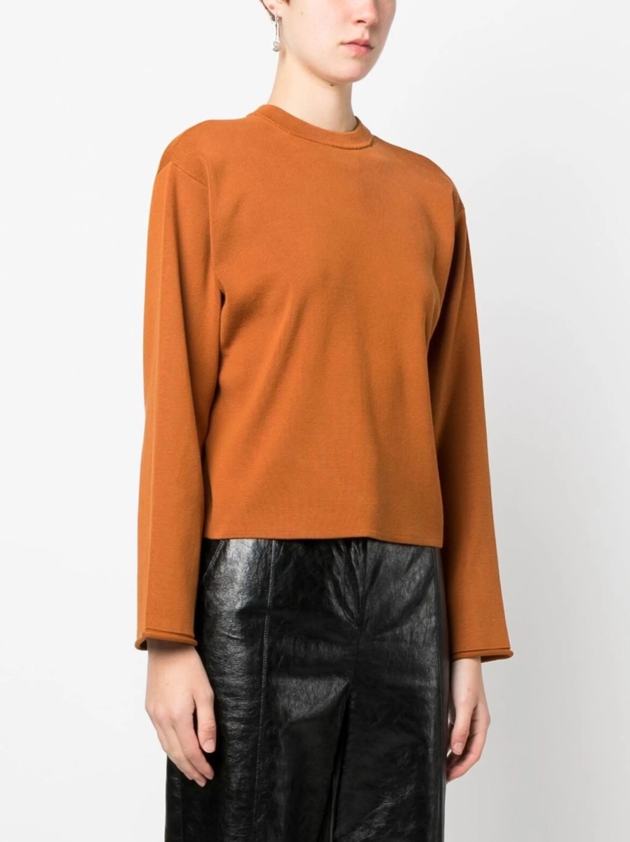 Pulover tricotat PROENZA SCHOULER WHITE LABEL maro - Img 4
