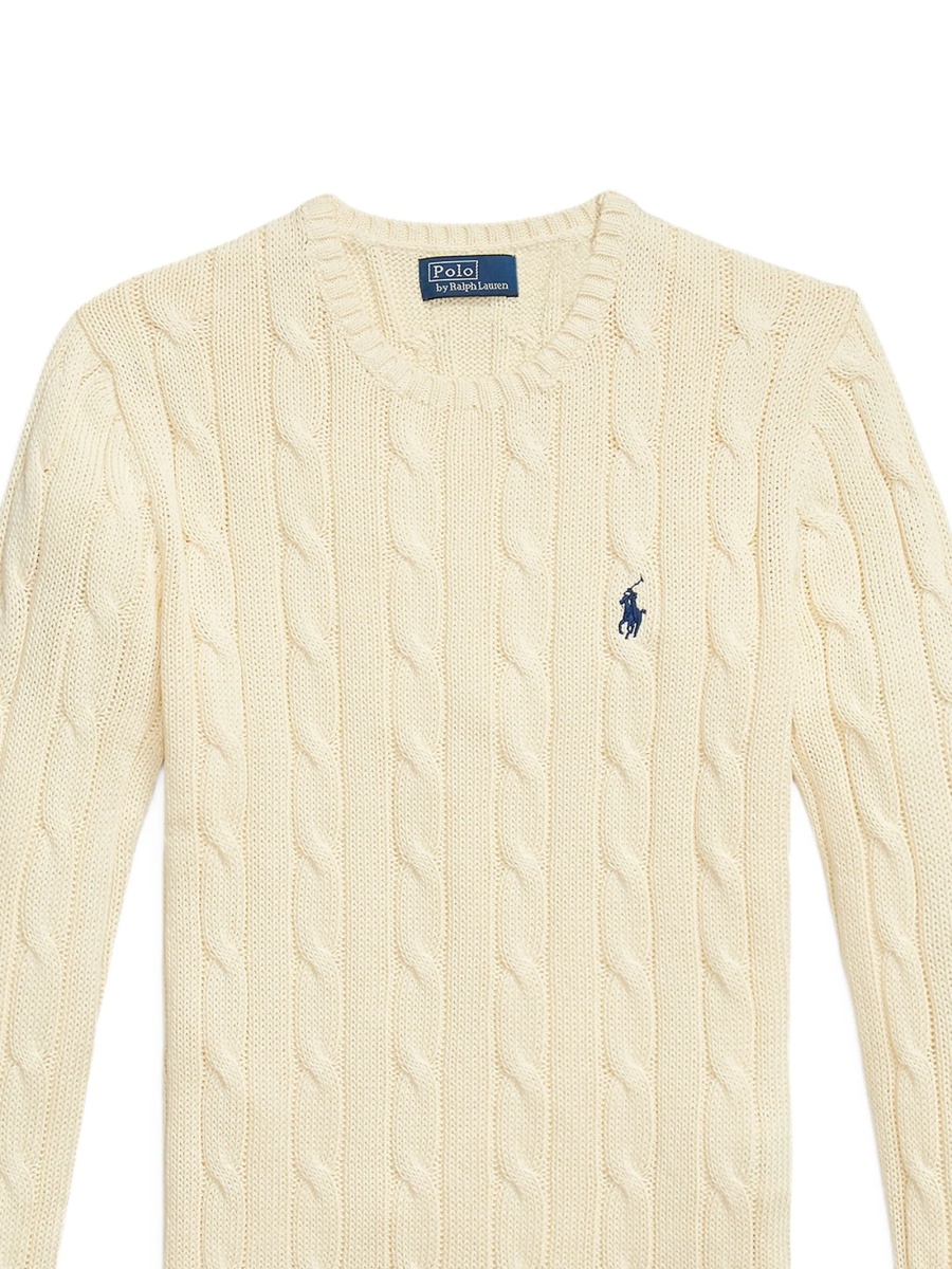 Pulover tricotat Ralph Lauren galben - Img 2