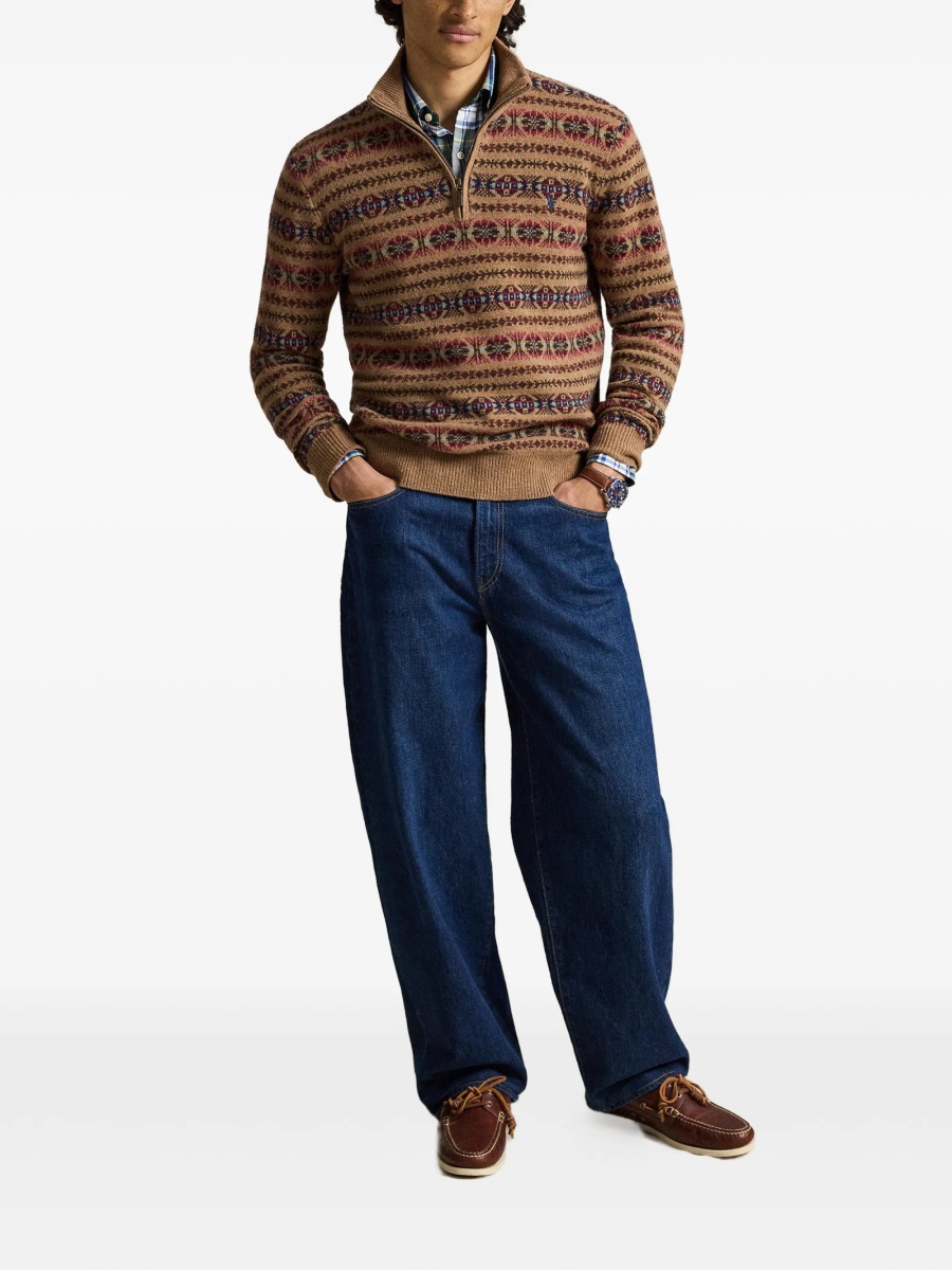 Pulover tricotat Ralph Lauren maro - Img 2