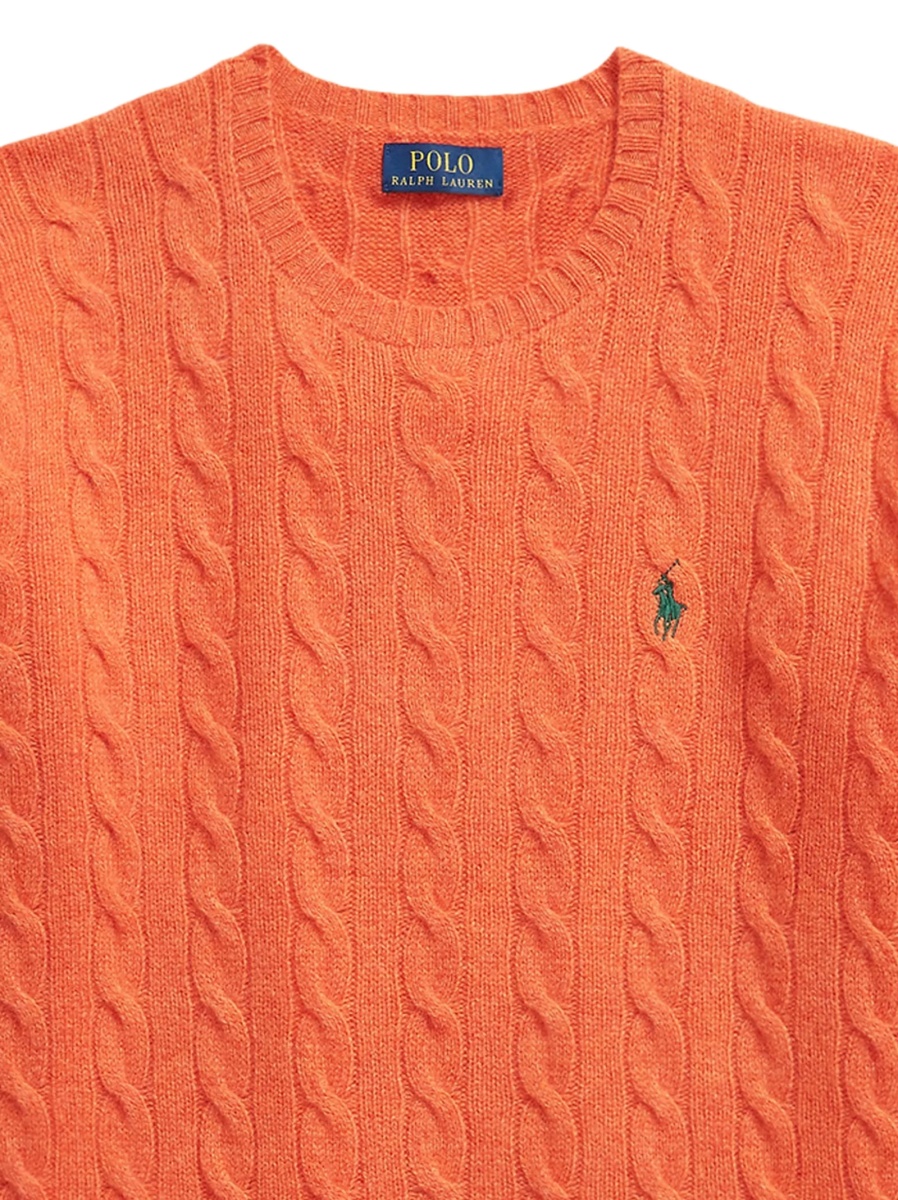 Pulover tricotat Ralph Lauren portocaliu - Img 2