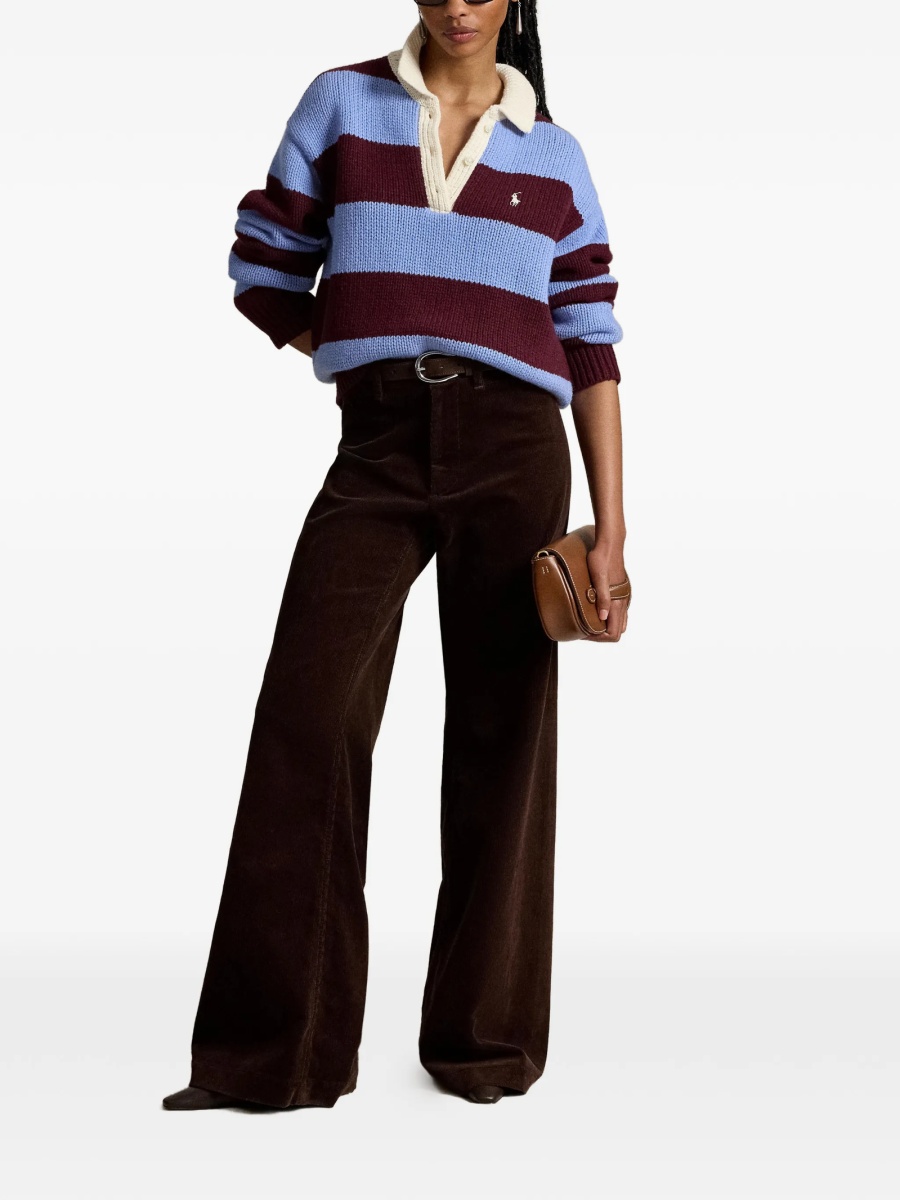 Pulover tricotat Ralph Lauren rosu - Img 2