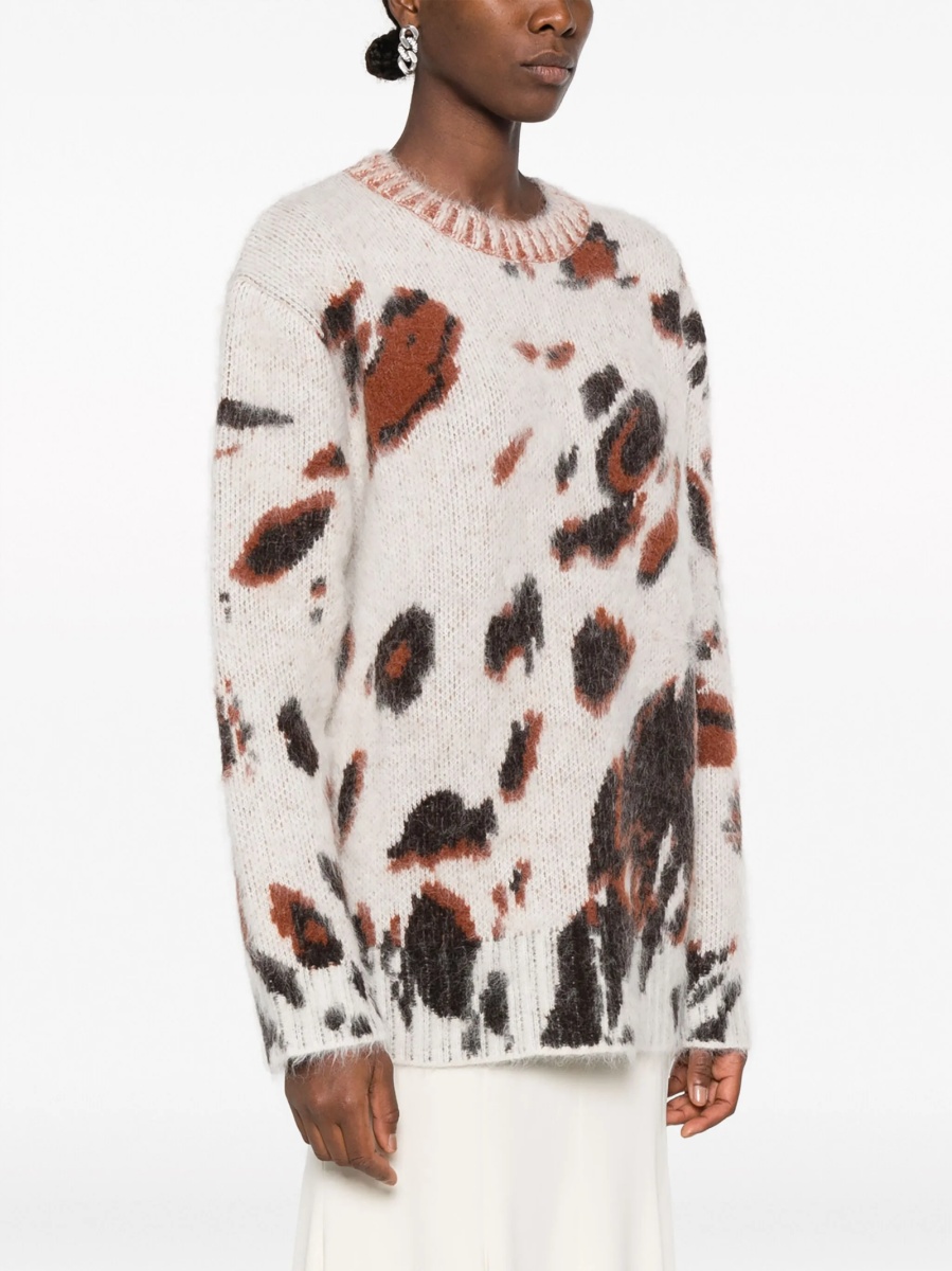 Pulover tricotat Stella McCartney neutru - Img 3