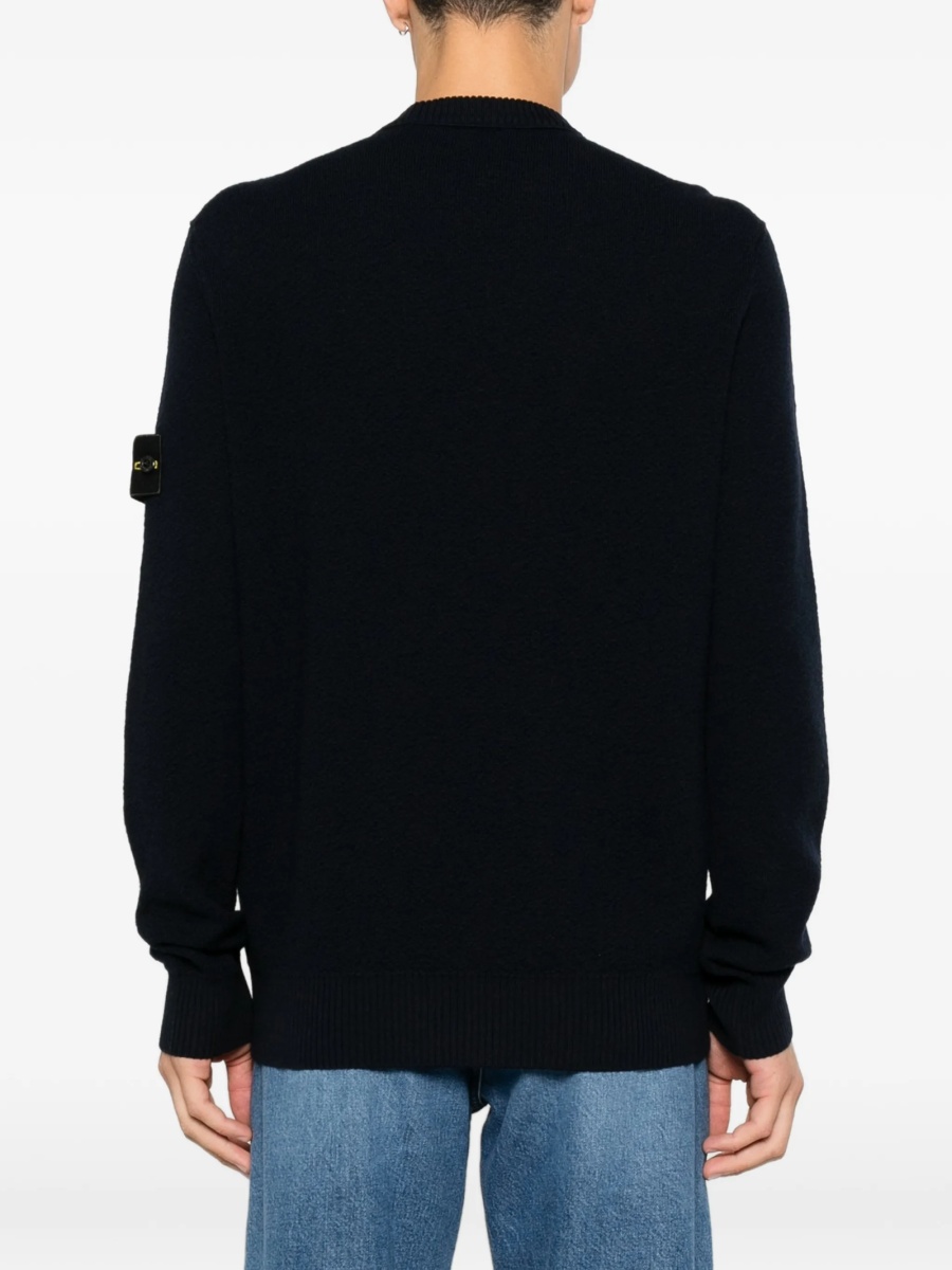 Pulover tricotat Stone Island albastru - Img 4