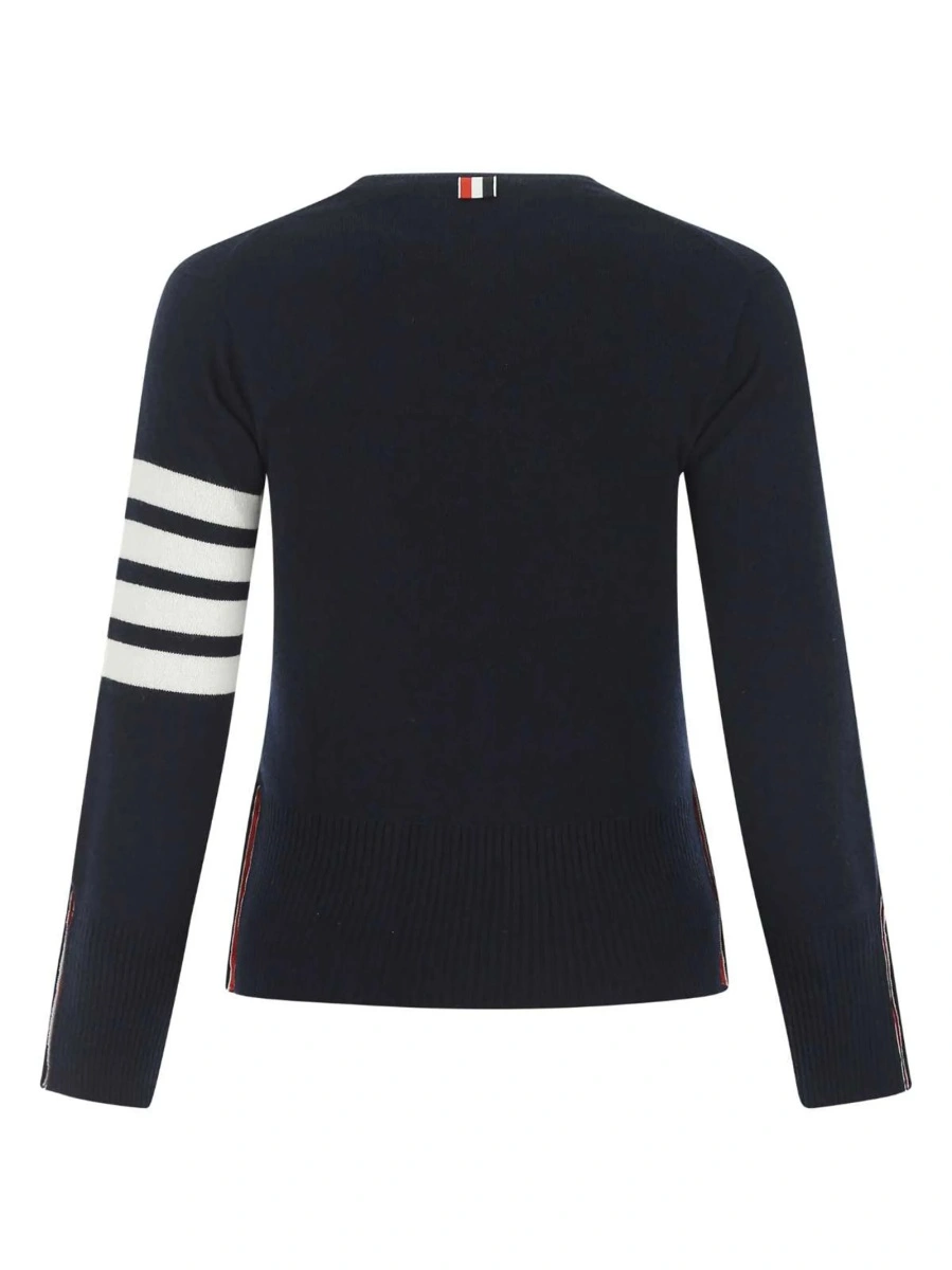 Pulover tricotat Thom Browne albastru - Img 2