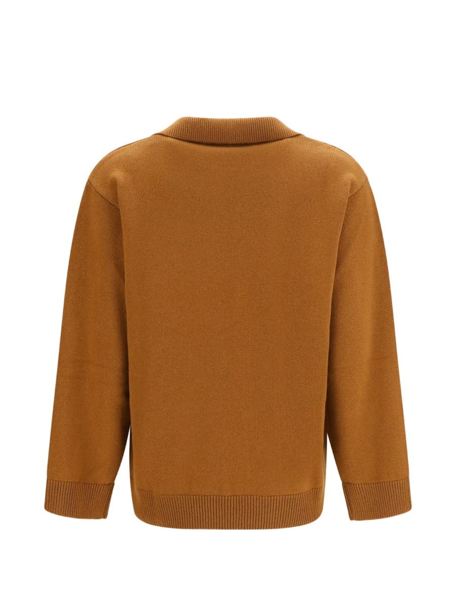 Pulover tricotat Valentino Garavani neutru - Img 2