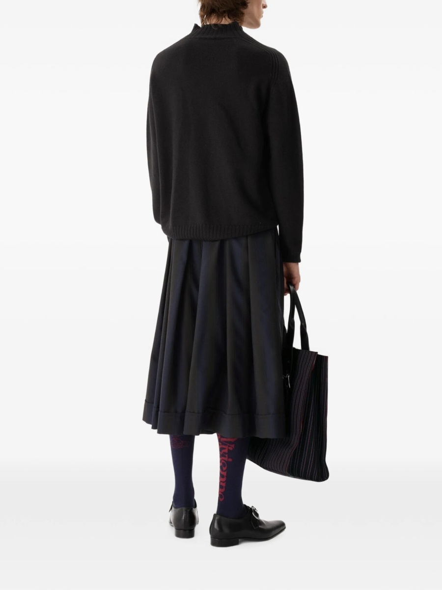 Pulover tricotat Vivienne Westwood negru - Img 3