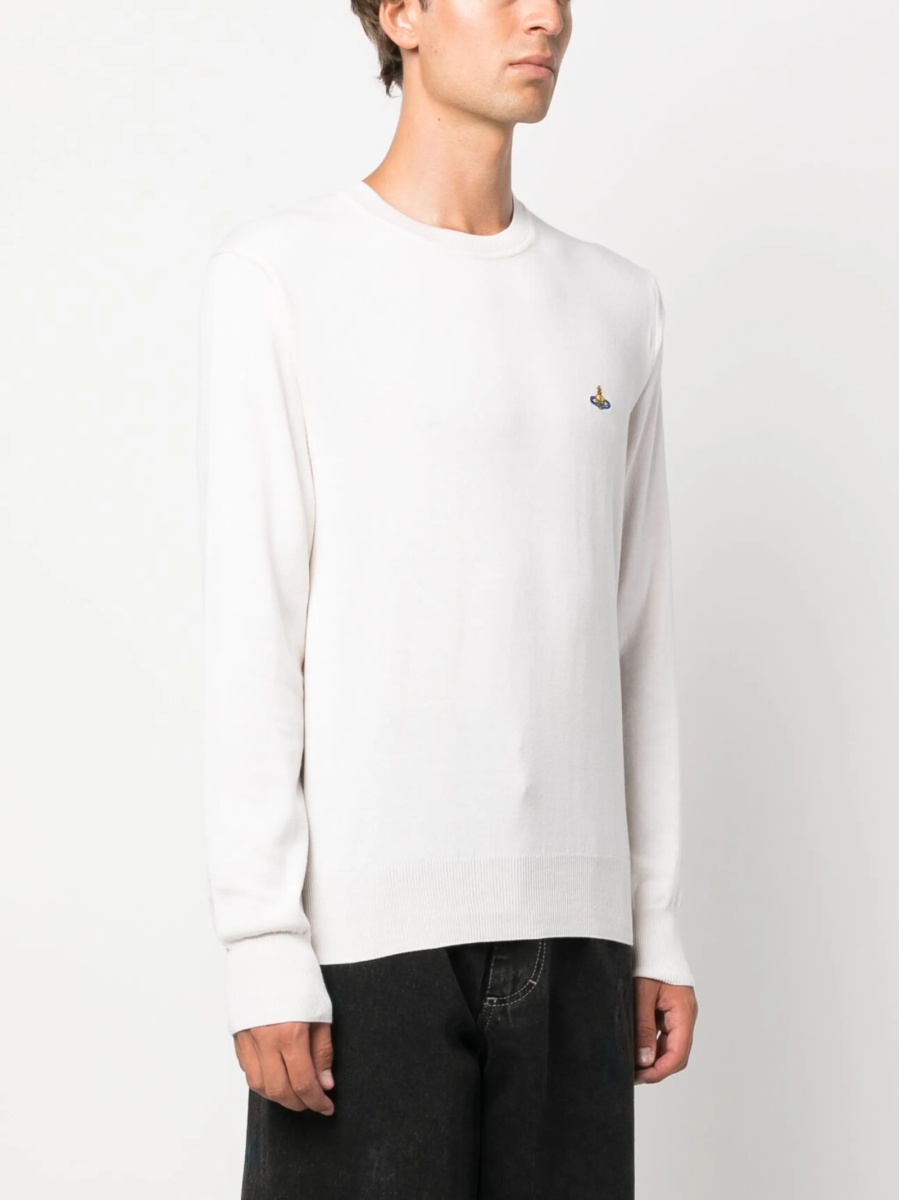 Pulover tricotat Vivienne Westwood neutru - Img 3