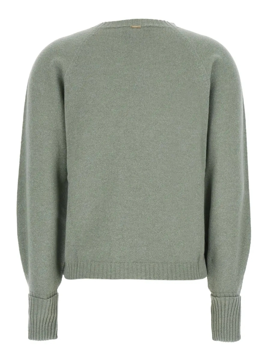 Pulover TWINSET verde din lana si casmir - Img 2