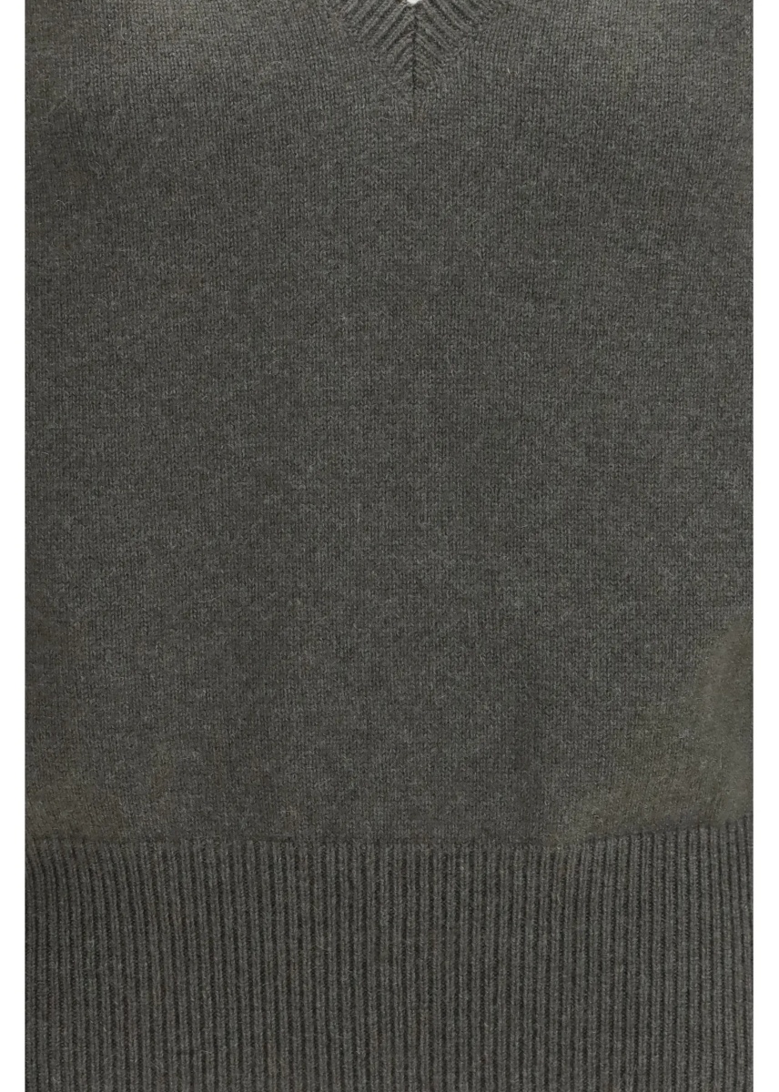 Pulover V-neck cashmere Sweater - Img 3